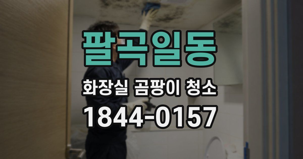 팔곡일동 화장실 곰팡이 청소