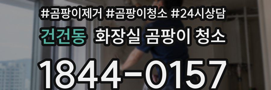 건건동 화장실 곰팡이 청소