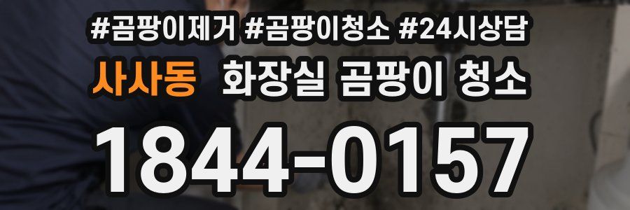 사사동 화장실 곰팡이 청소