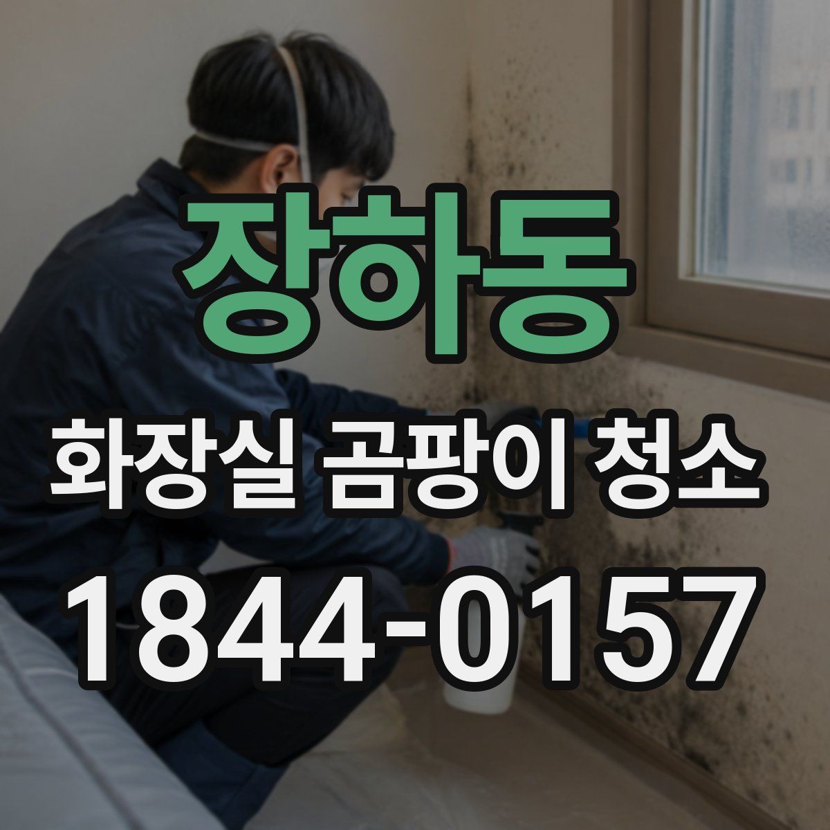 장하동 화장실 곰팡이 청소