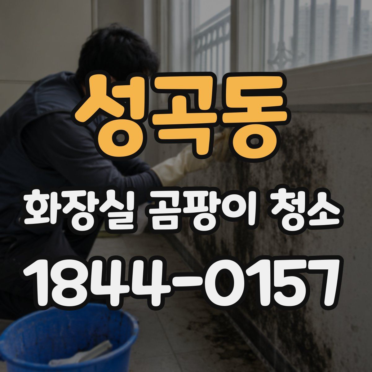 성곡동 화장실 곰팡이 청소