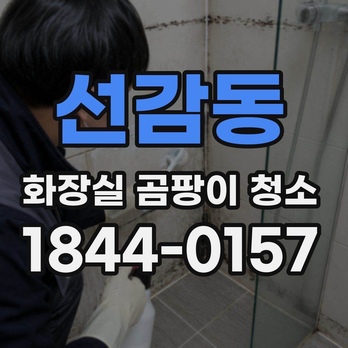 선감동 화장실 곰팡이 청소