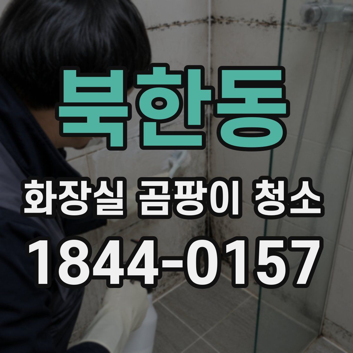 북한동 화장실 곰팡이 청소