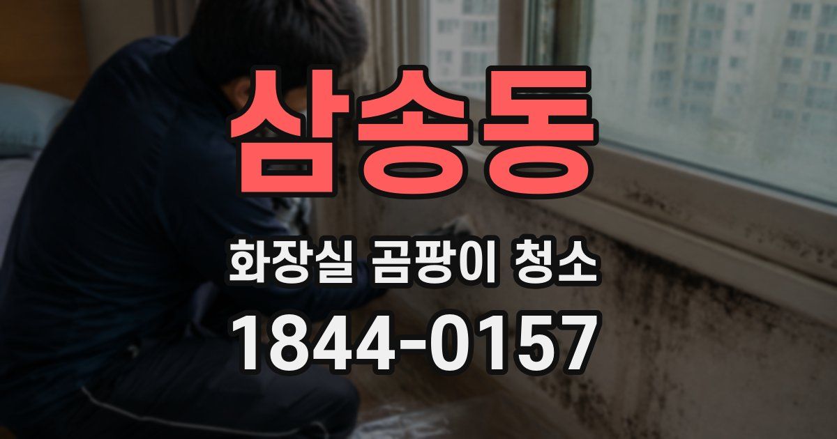 삼송동 화장실 곰팡이 청소