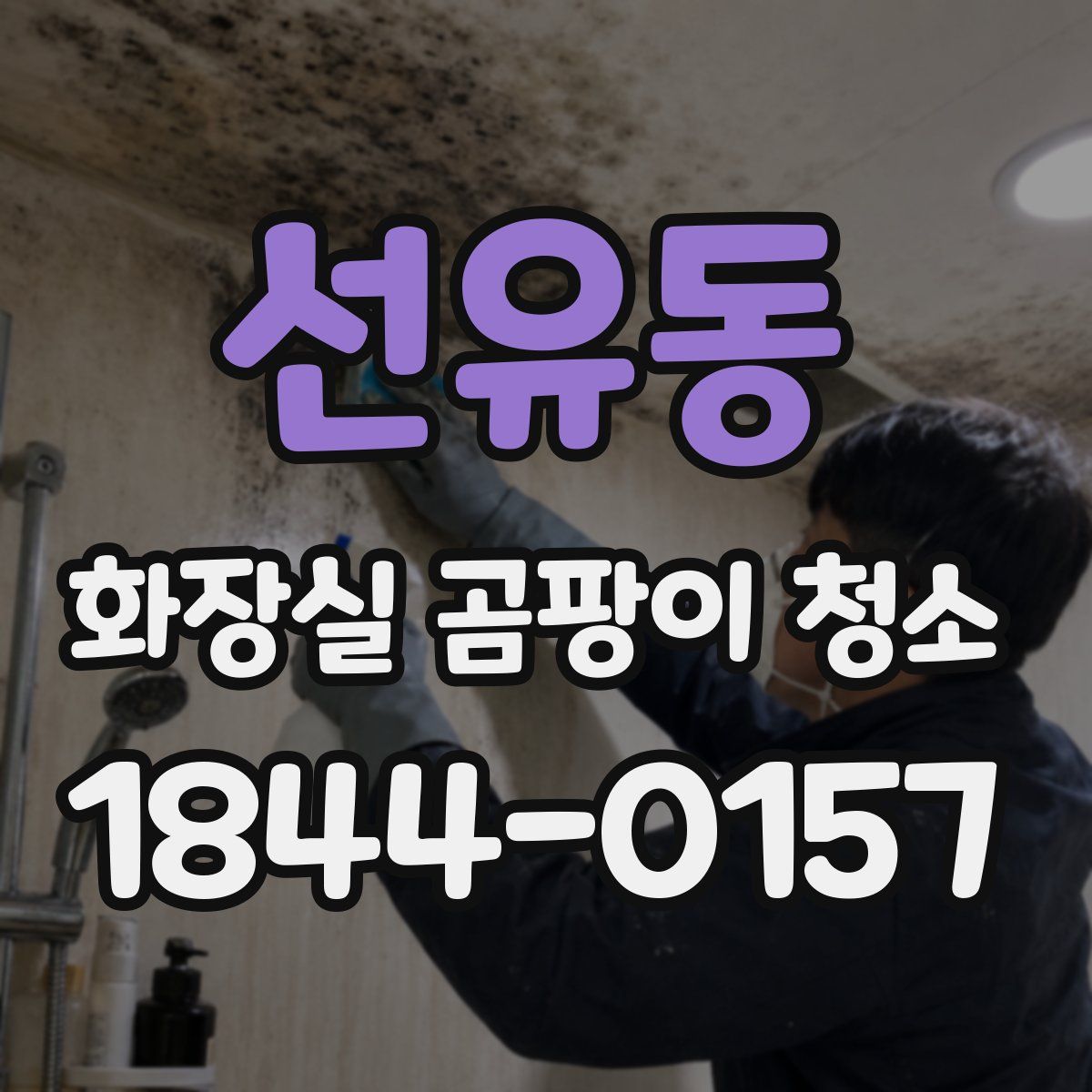 선유동 화장실 곰팡이 청소