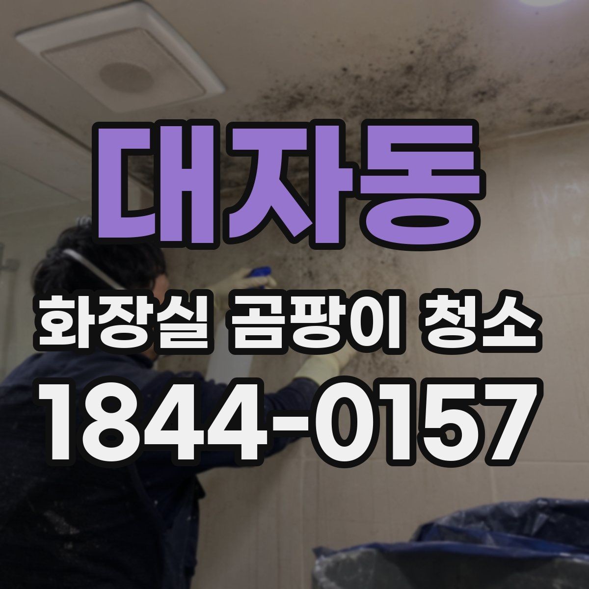 대자동 화장실 곰팡이 청소 습기 차는 아침 시간에 확인하면 좋은 부분