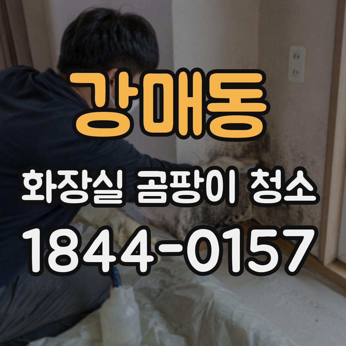 강매동 화장실 곰팡이 청소