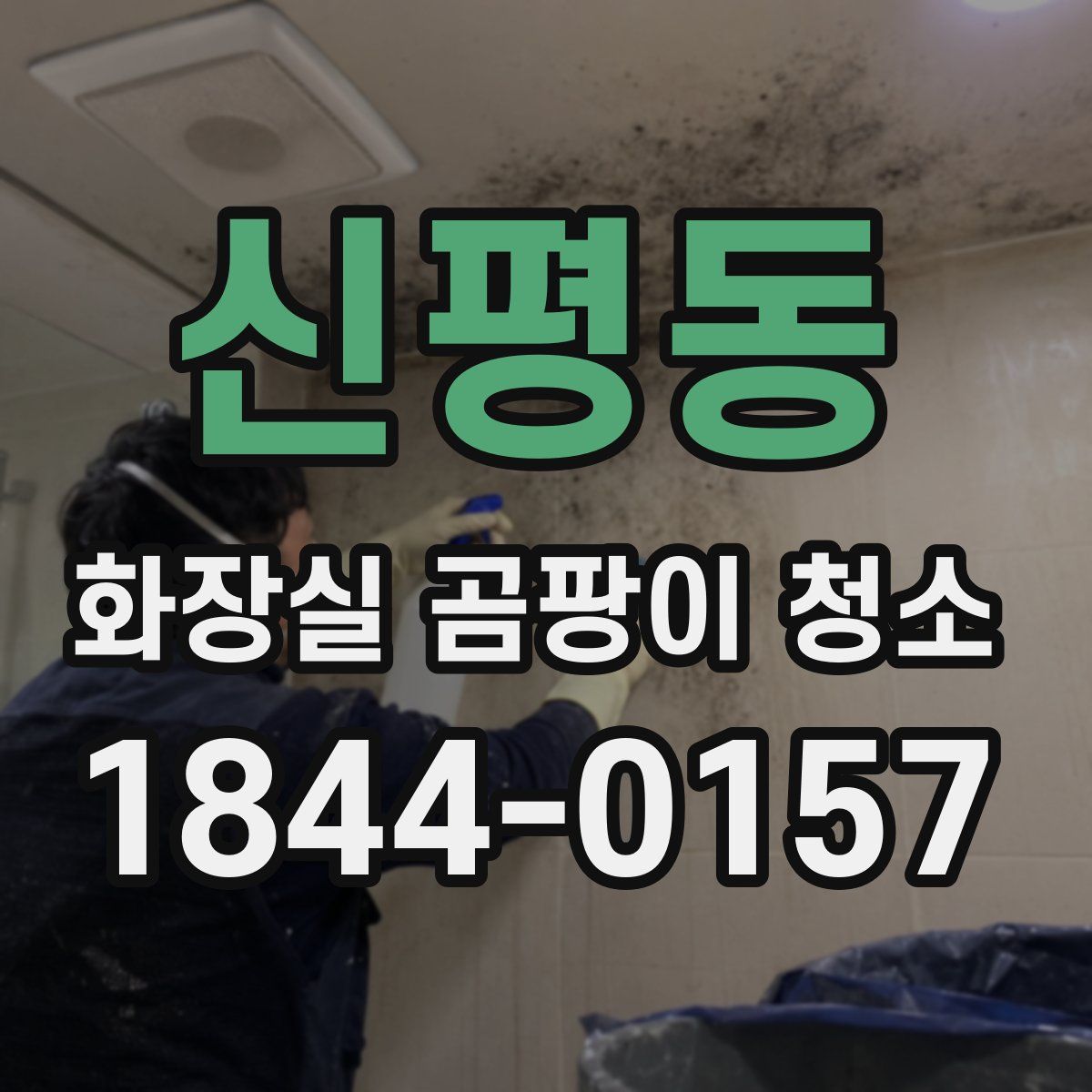 신평동 화장실 곰팡이 청소