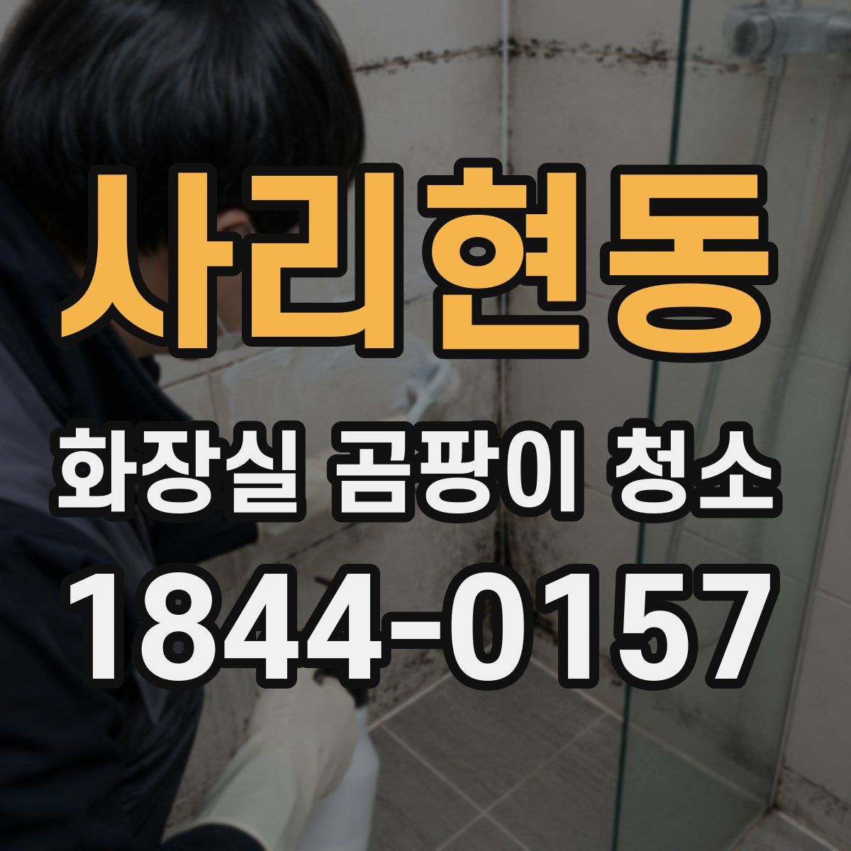 사리현동 화장실 곰팡이 청소
