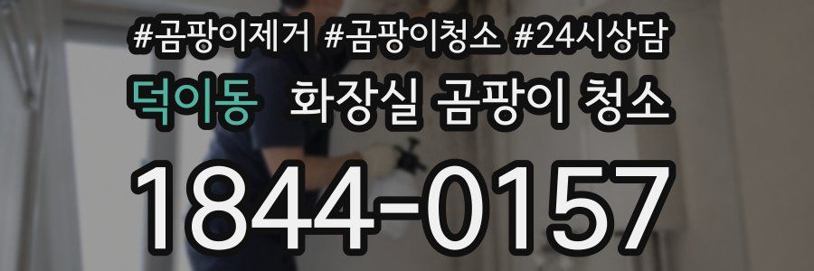 덕이동 화장실 곰팡이 청소
