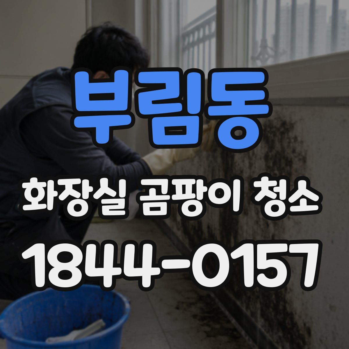 부림동 화장실 곰팡이 청소