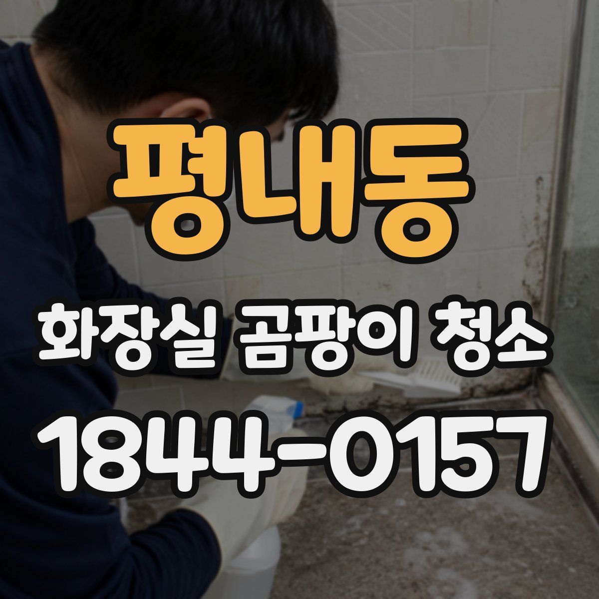 평내동 화장실 곰팡이 청소