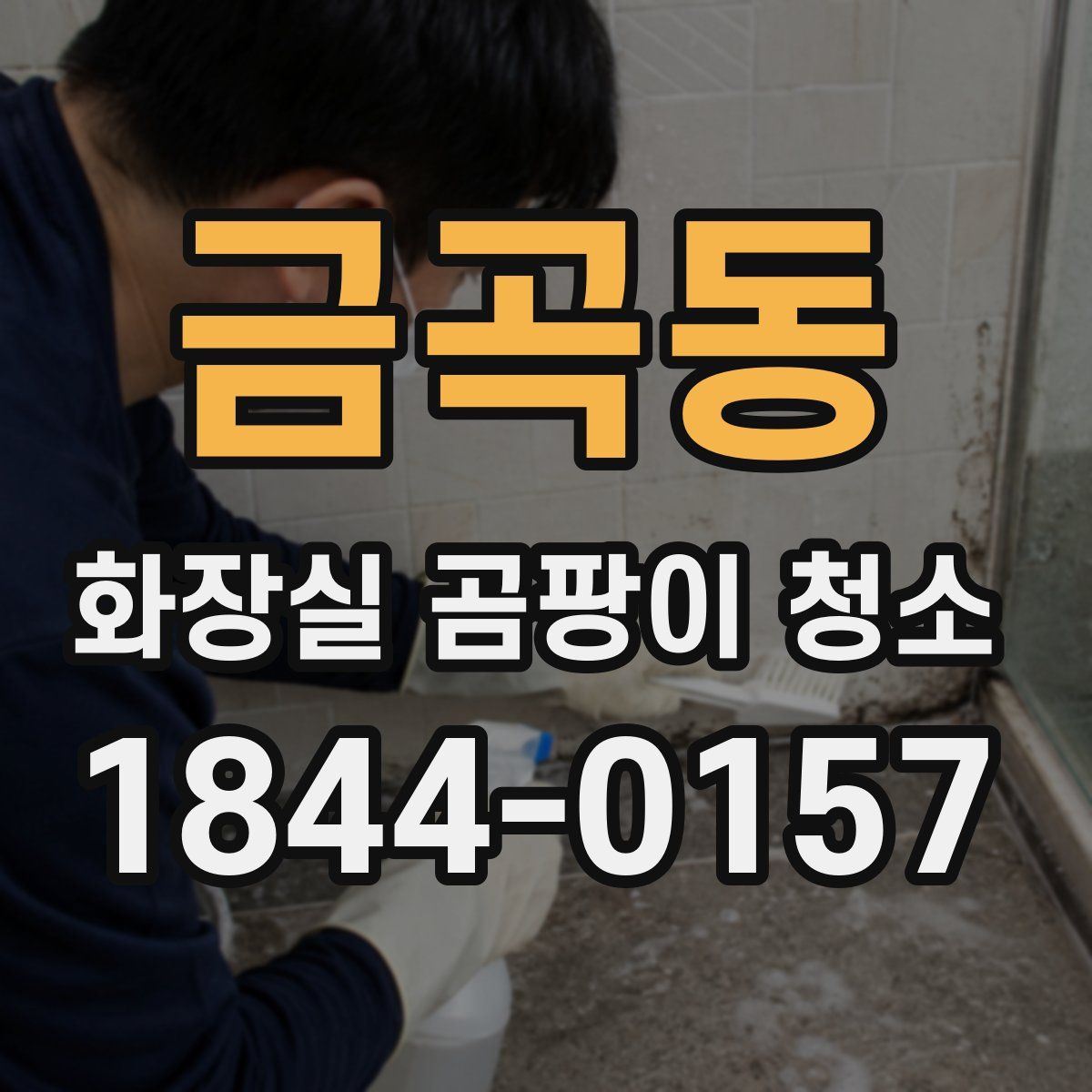 금곡동 화장실 곰팡이 청소