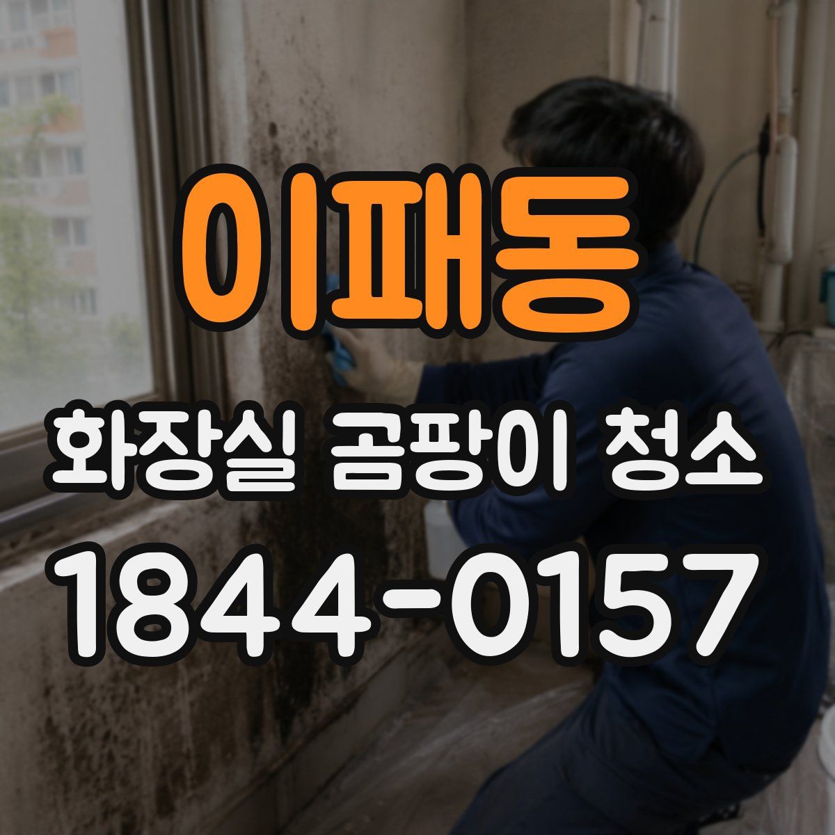 이패동 화장실 곰팡이 청소
