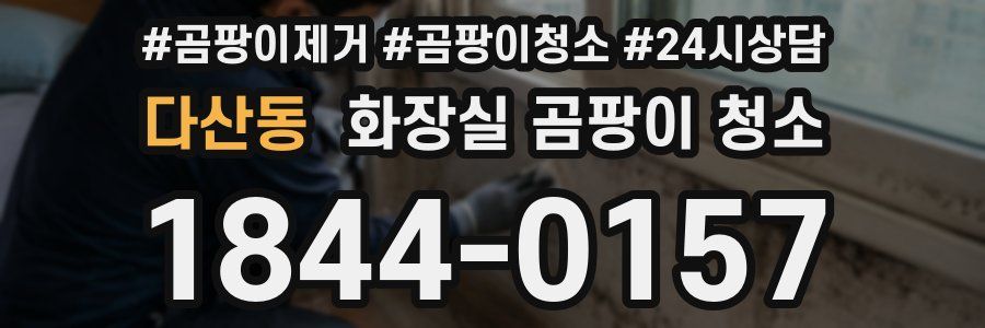 다산동 화장실 곰팡이 청소