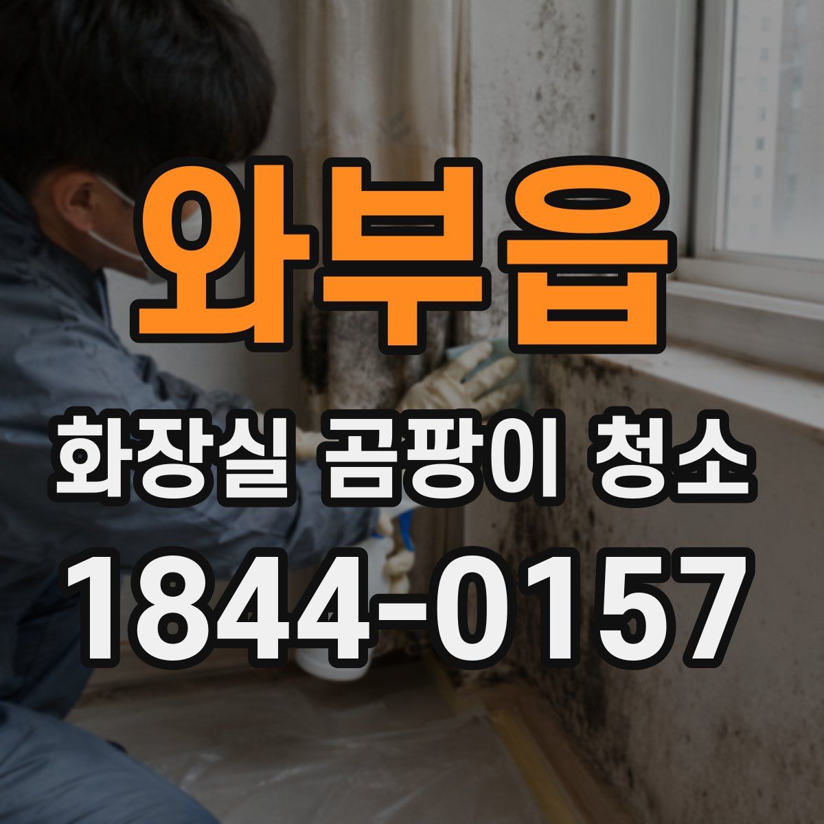 와부읍 화장실 곰팡이 청소