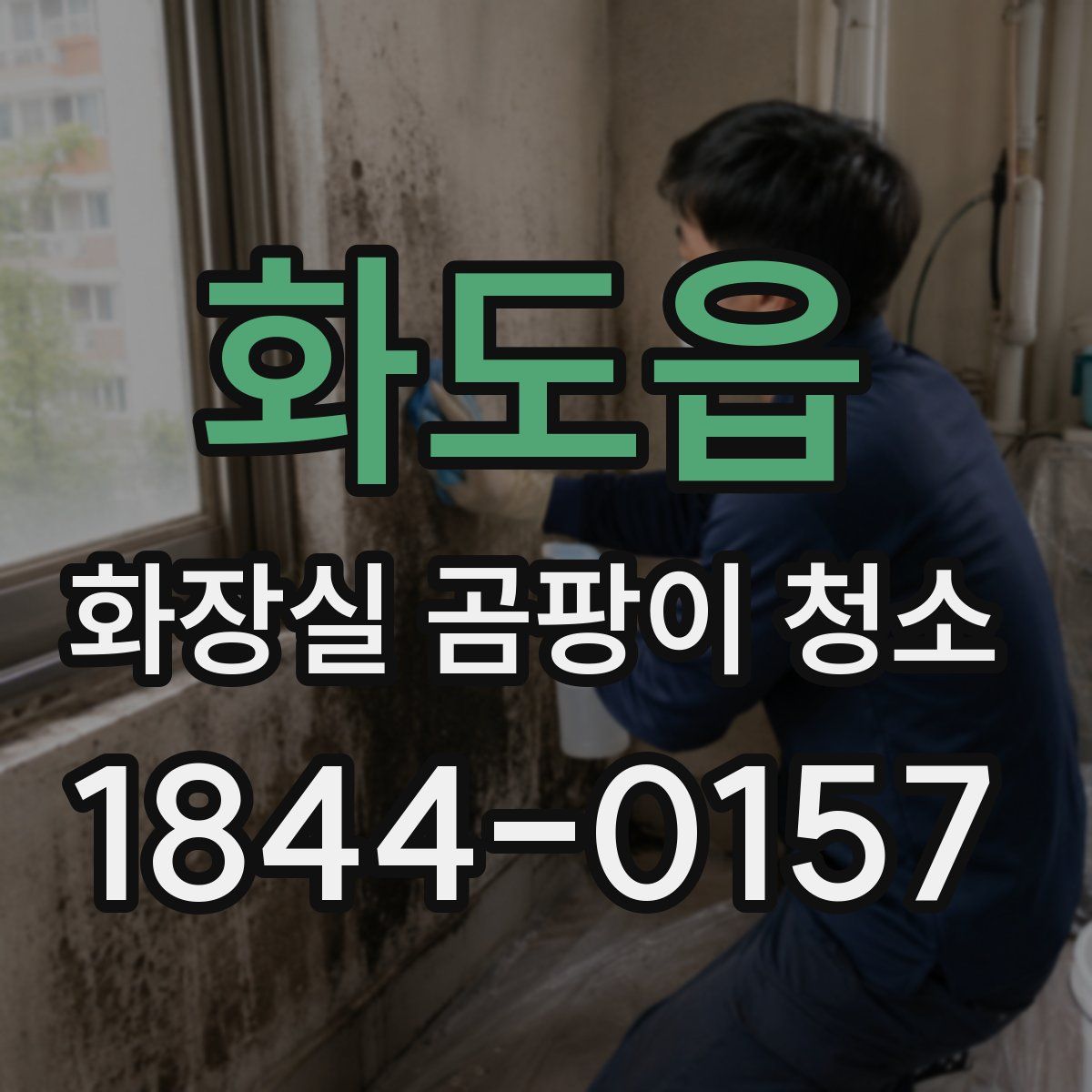 화도읍 화장실 곰팡이 청소