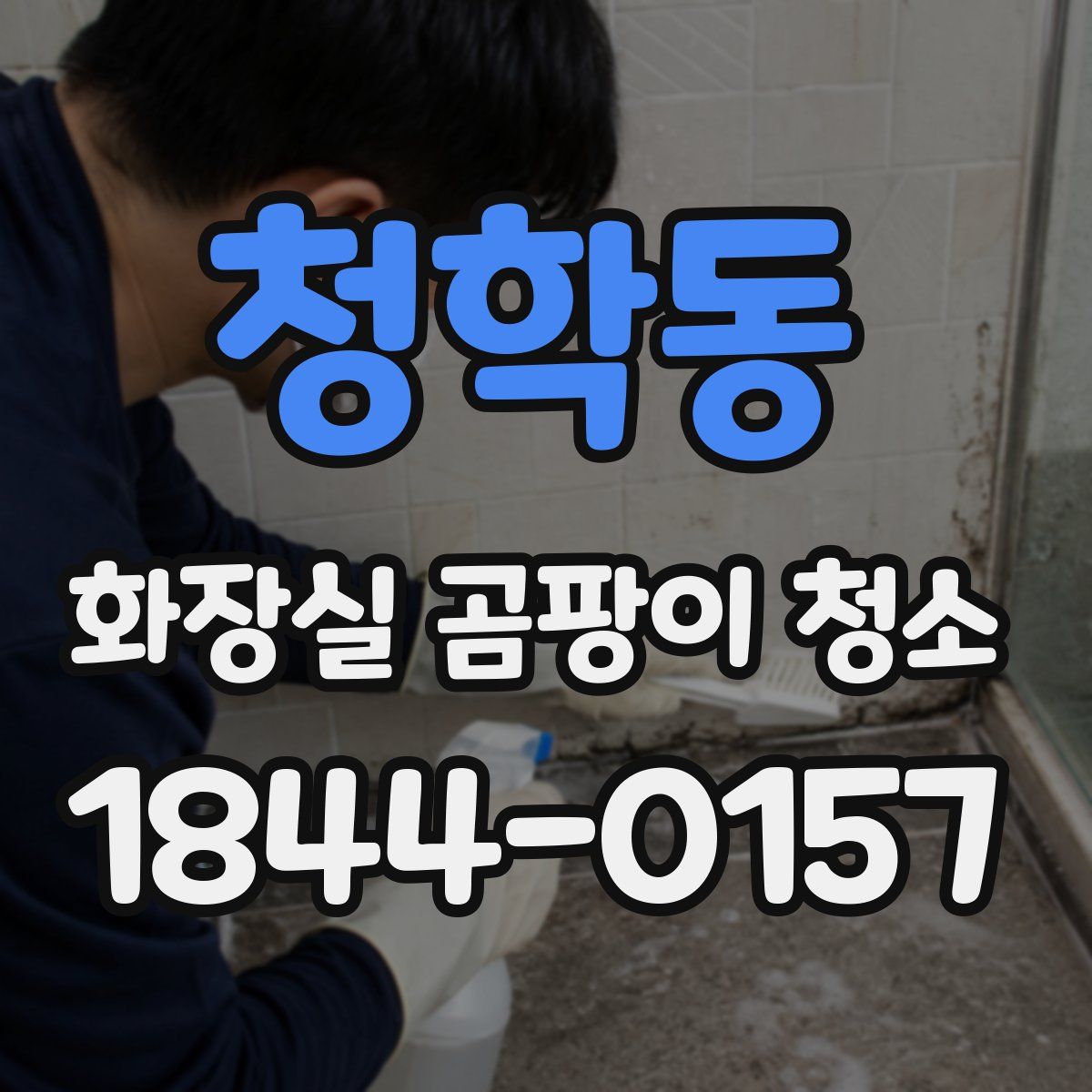 청학동 화장실 곰팡이 청소