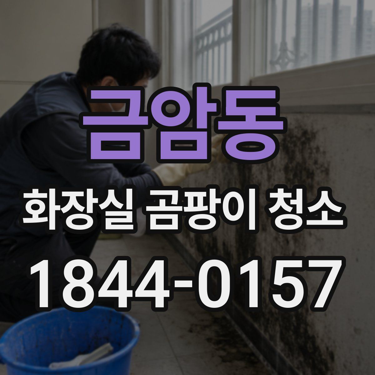 금암동 화장실 곰팡이 청소