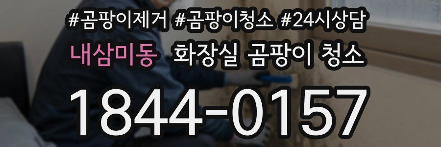 내삼미동 화장실 곰팡이 청소