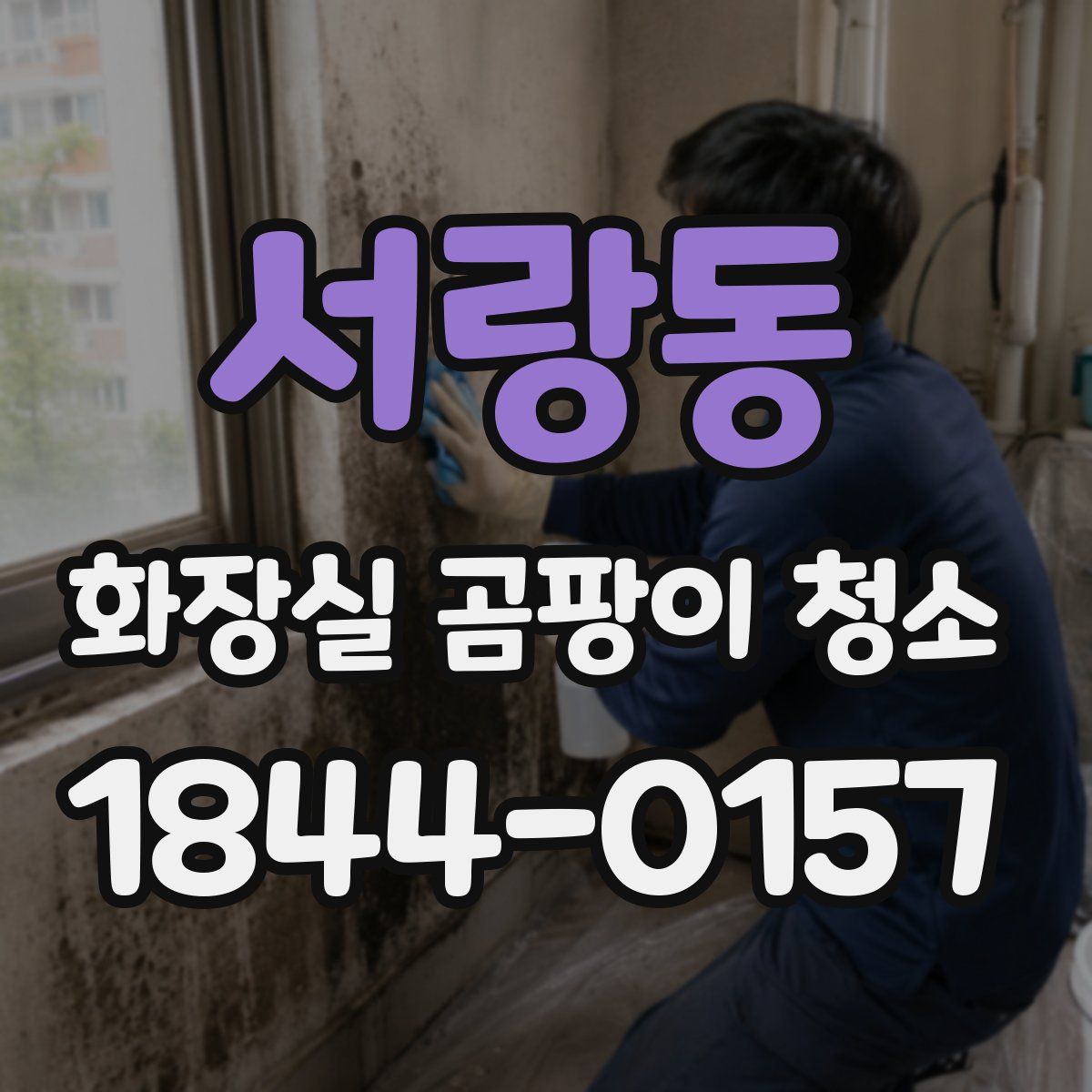 서랑동 화장실 곰팡이 청소