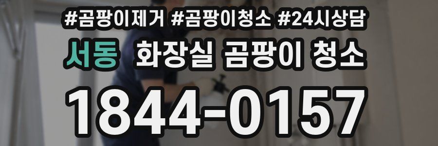 서동 화장실 곰팡이 청소