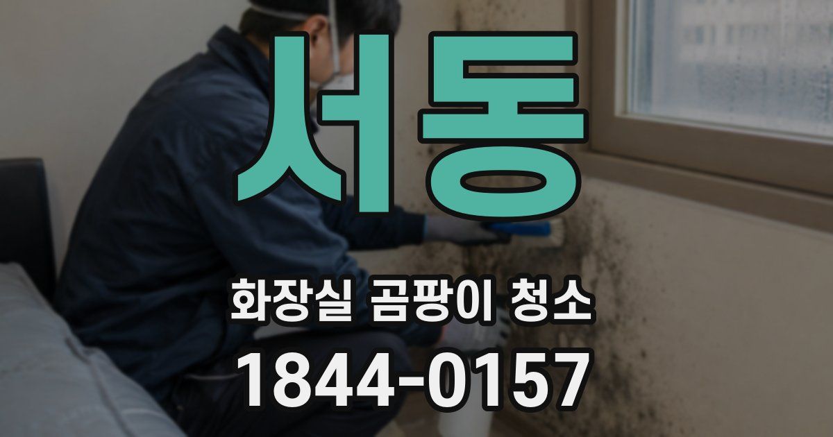 서동 화장실 곰팡이 청소