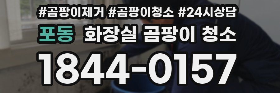 포동 화장실 곰팡이 청소