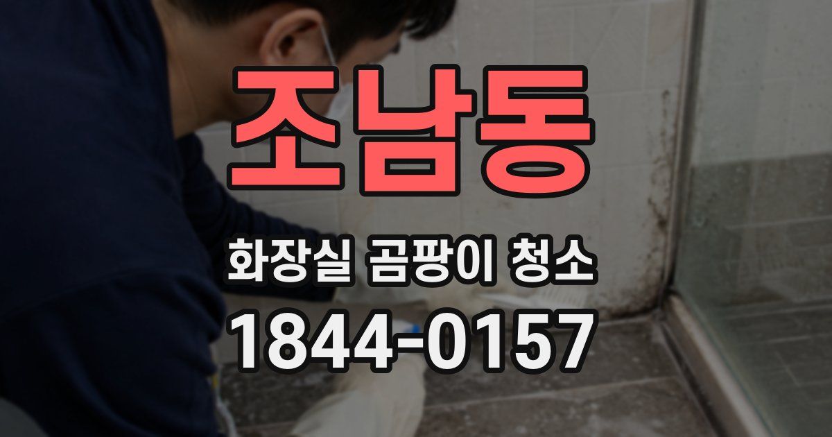 조남동 화장실 곰팡이 청소