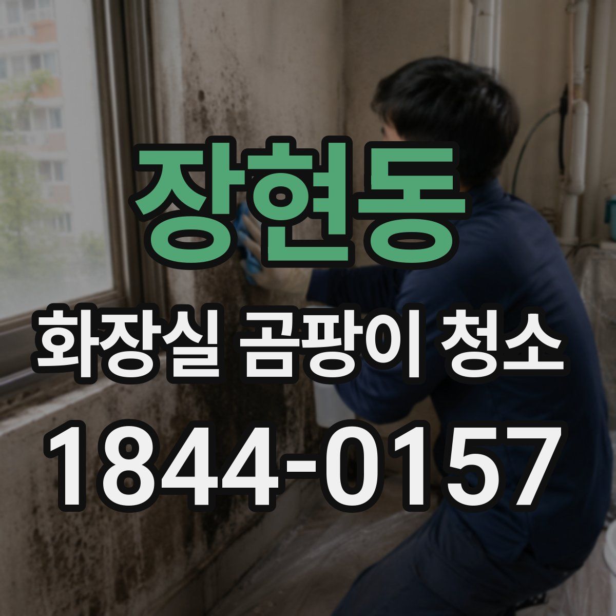 장현동 화장실 곰팡이 청소