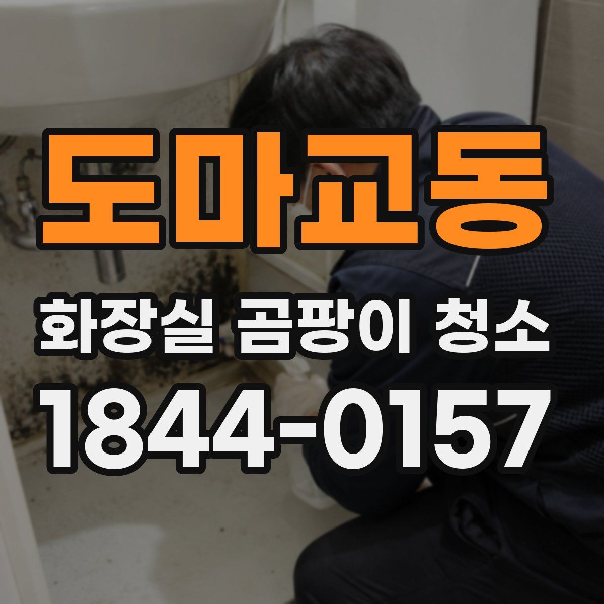 도마교동 화장실 곰팡이 청소