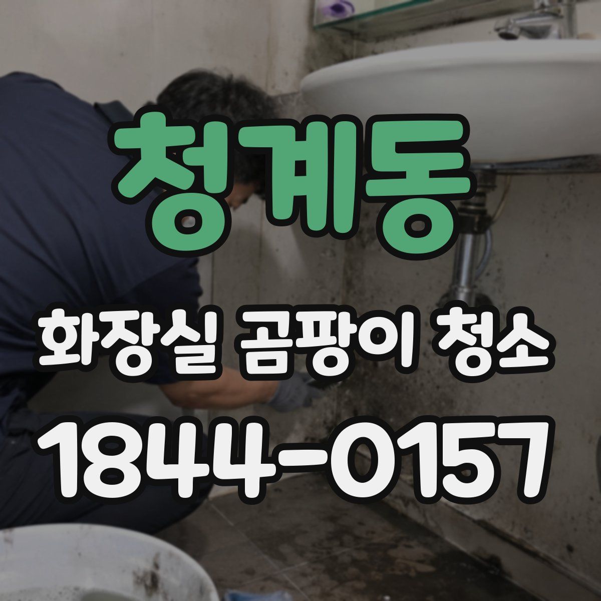 청계동 화장실 곰팡이 청소