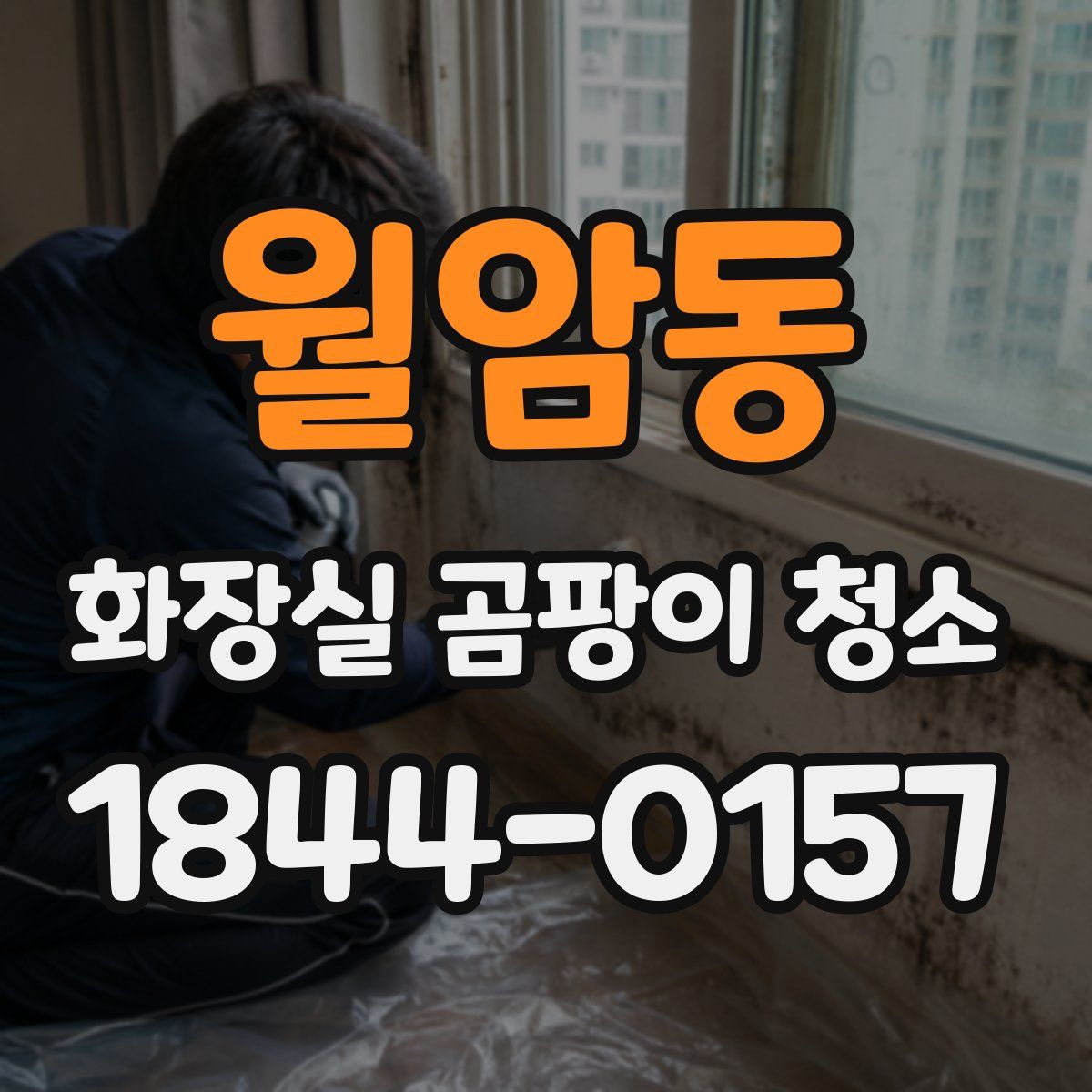 월암동 화장실 곰팡이 청소