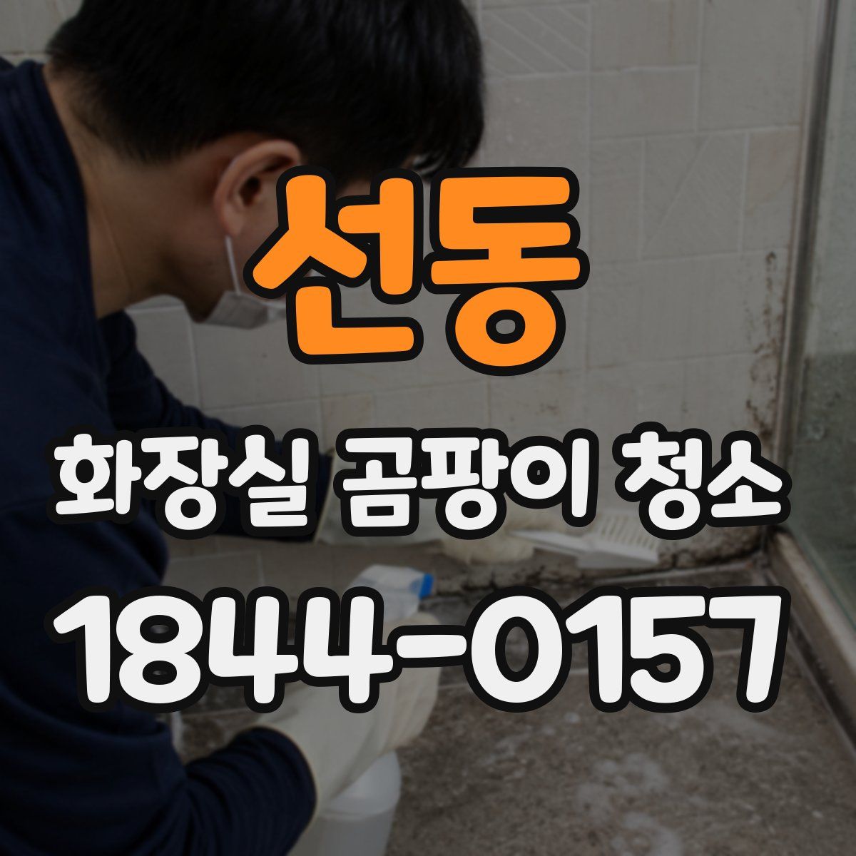 선동 화장실 곰팡이 청소