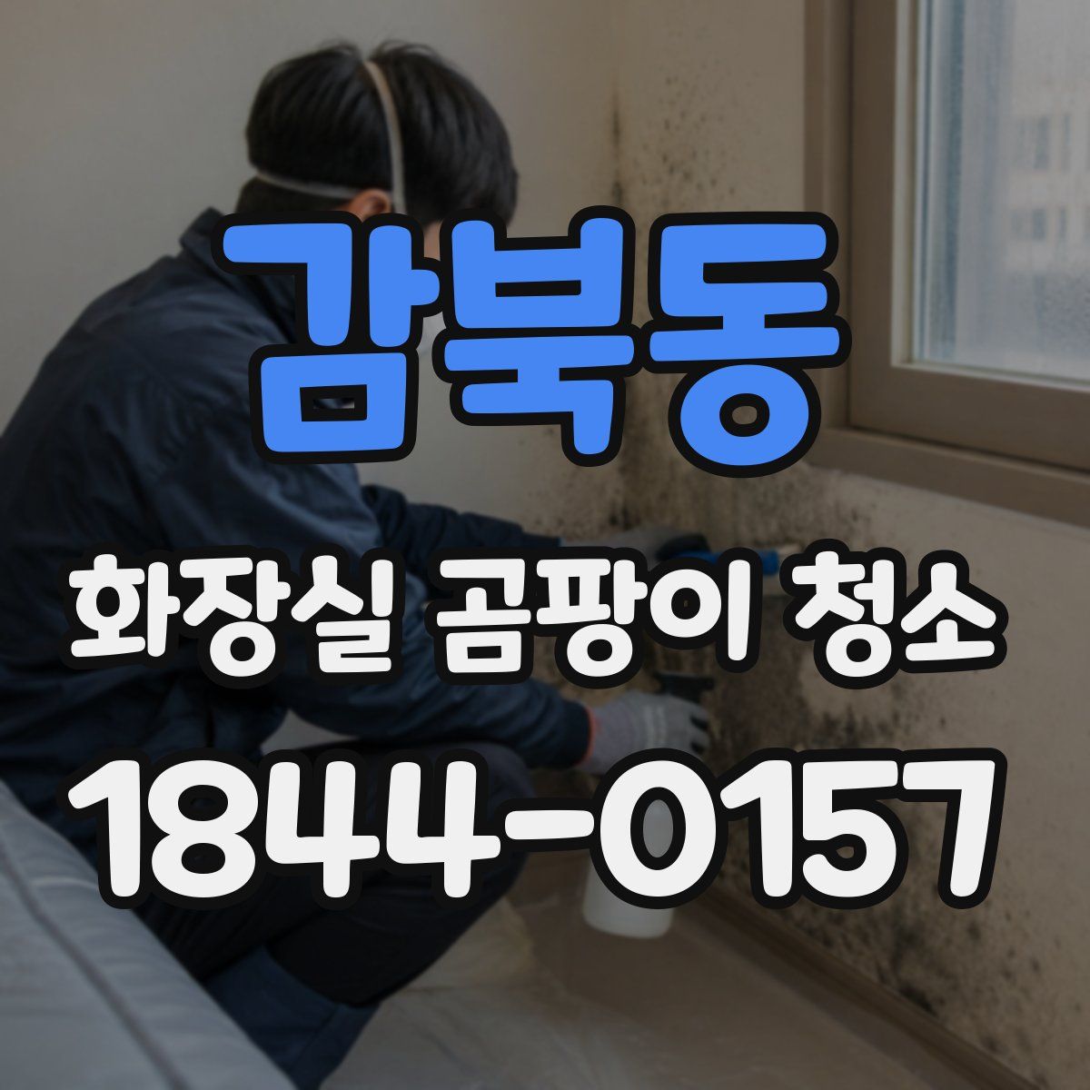 감북동 화장실 곰팡이 청소