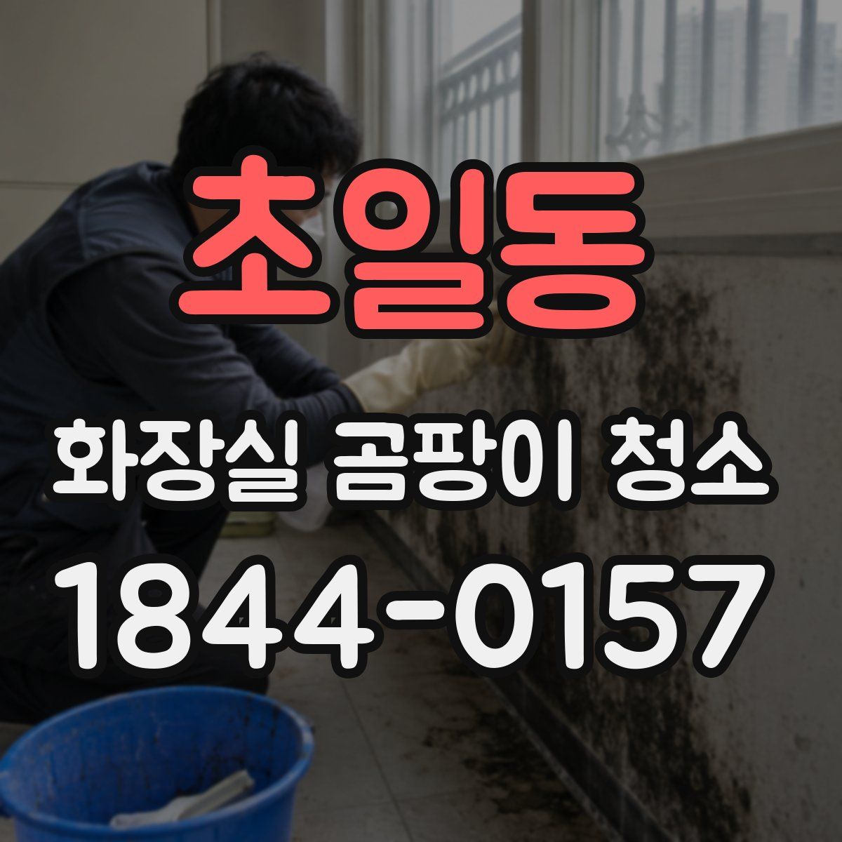 초일동 화장실 곰팡이 청소