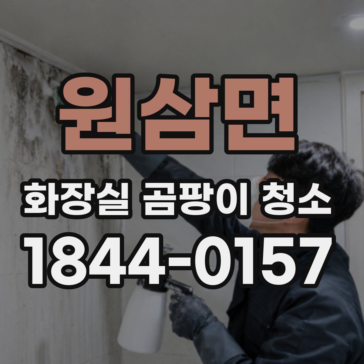원삼면 화장실 곰팡이 청소