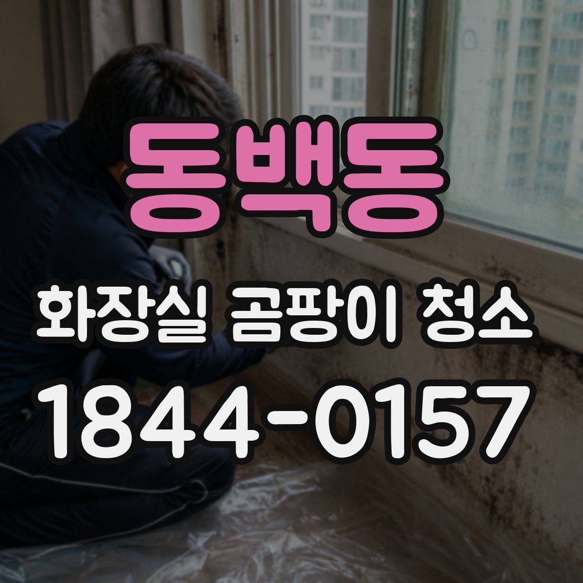 동백동 화장실 곰팡이 청소