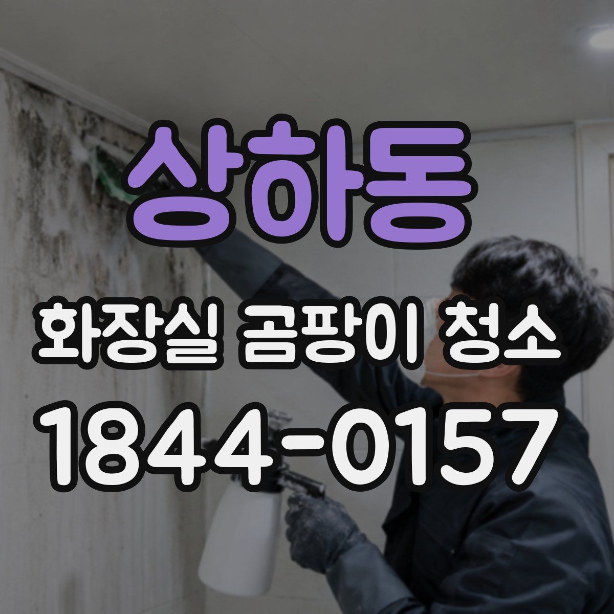 상하동 화장실 곰팡이 청소