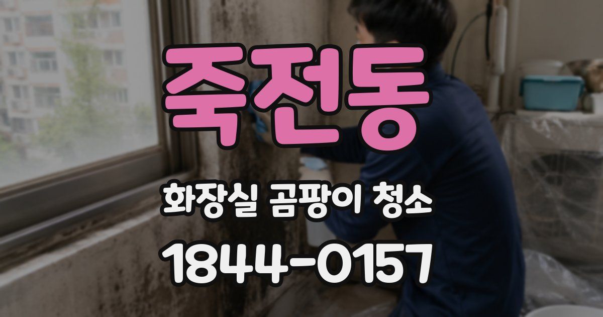 죽전동 화장실 곰팡이 청소