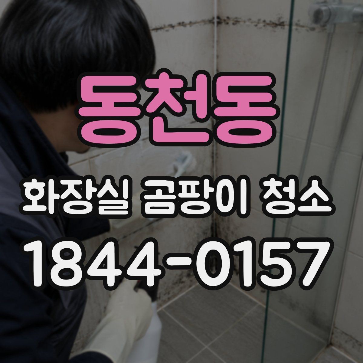 동천동 화장실 곰팡이 청소 벽지 없는 타일 욕실에서 더 꼼꼼히 볼 부분