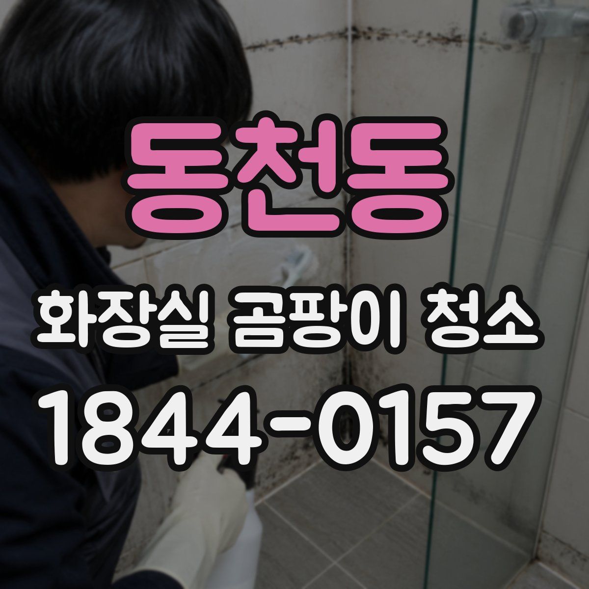 동천동 화장실 곰팡이 청소