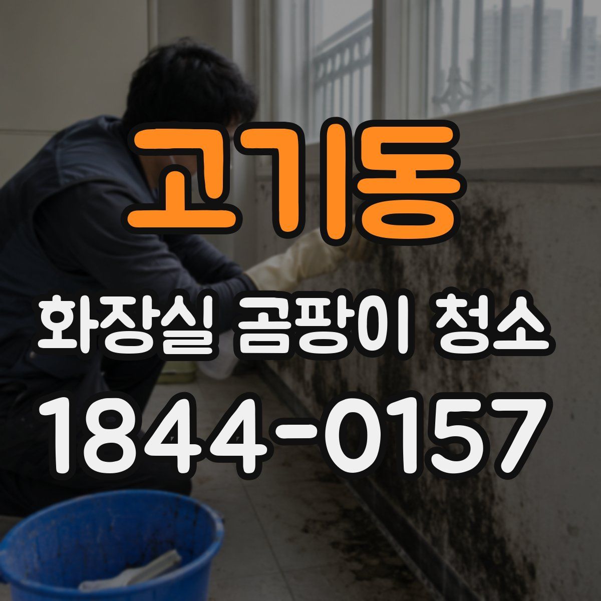고기동 화장실 곰팡이 청소