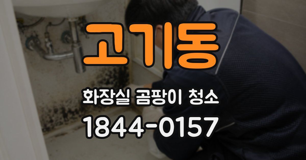 고기동 화장실 곰팡이 청소