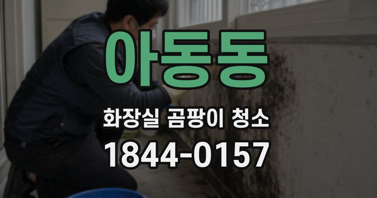 아동동 화장실 곰팡이 청소