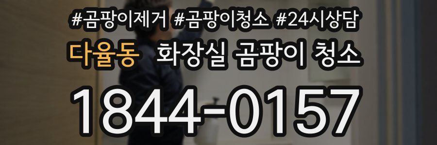 다율동 화장실 곰팡이 청소