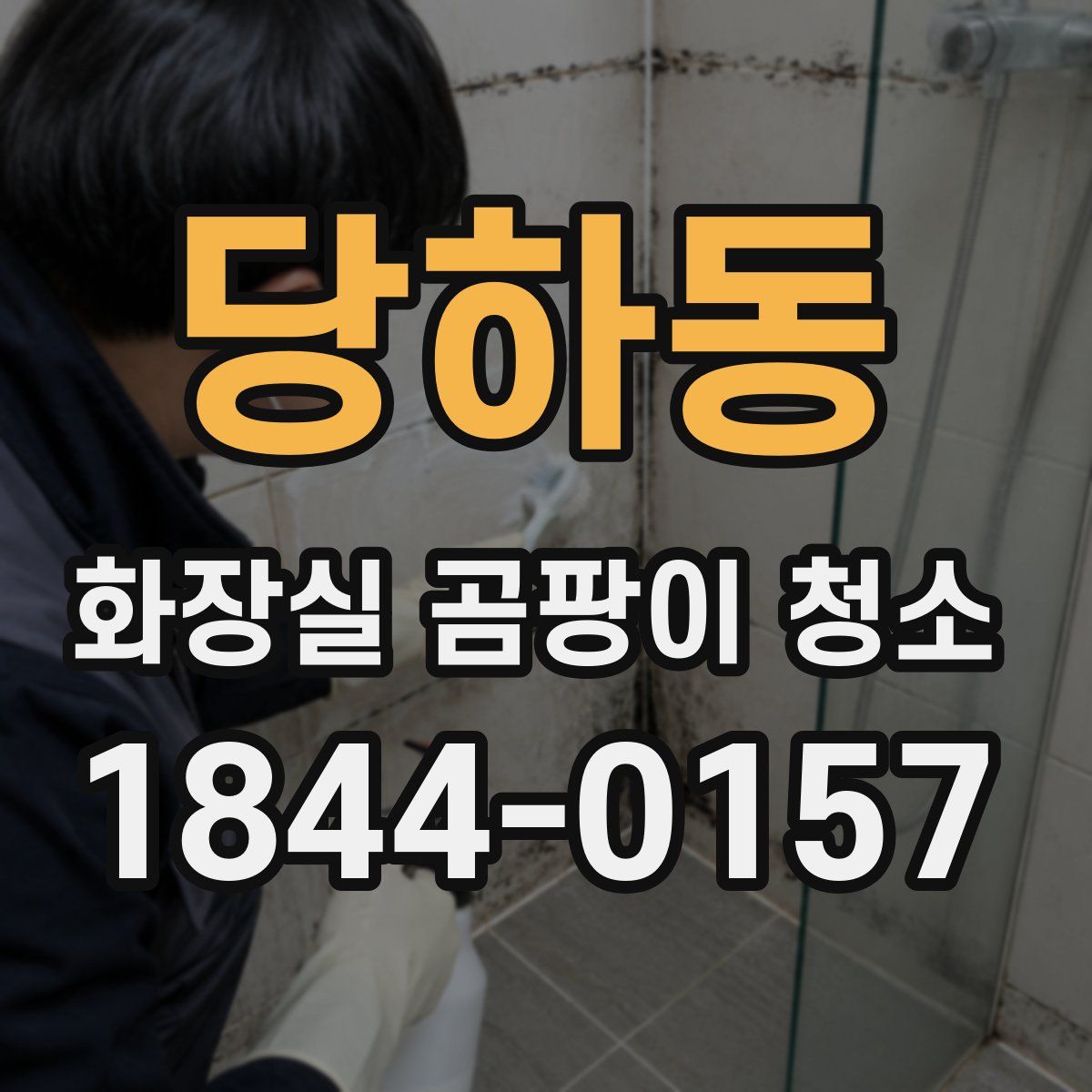당하동 화장실 곰팡이 청소