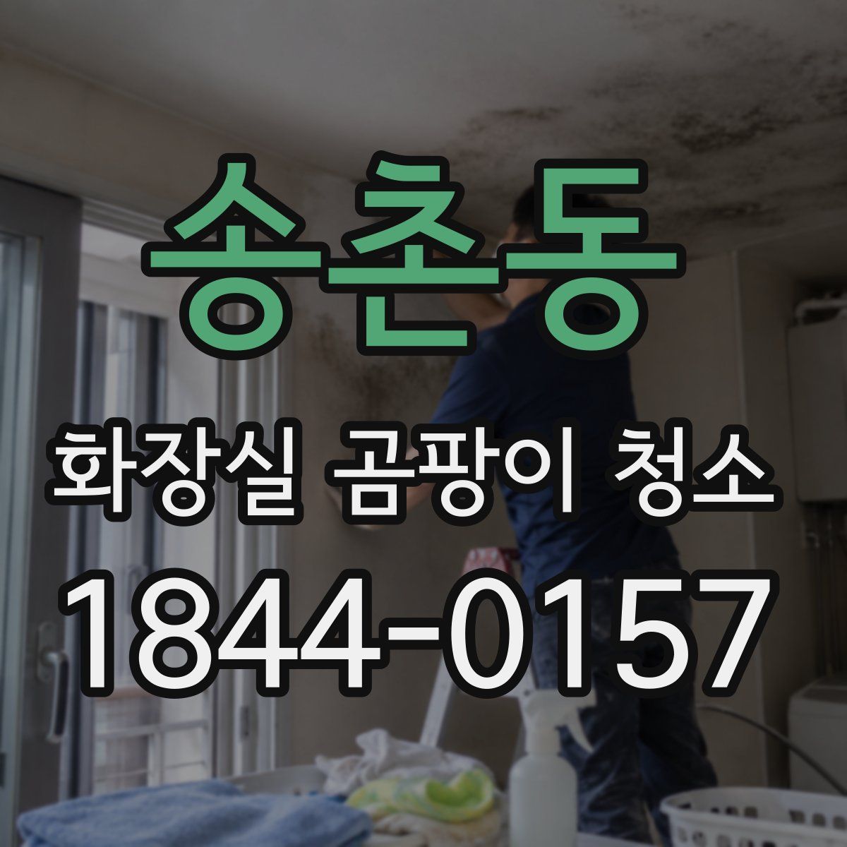 송촌동 화장실 곰팡이 청소