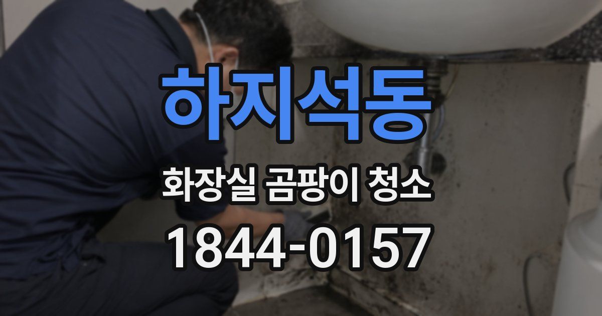 하지석동 화장실 곰팡이 청소