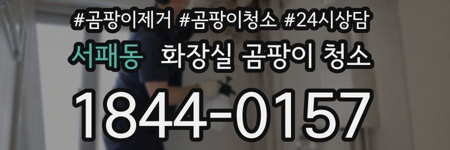 서패동 화장실 곰팡이 청소